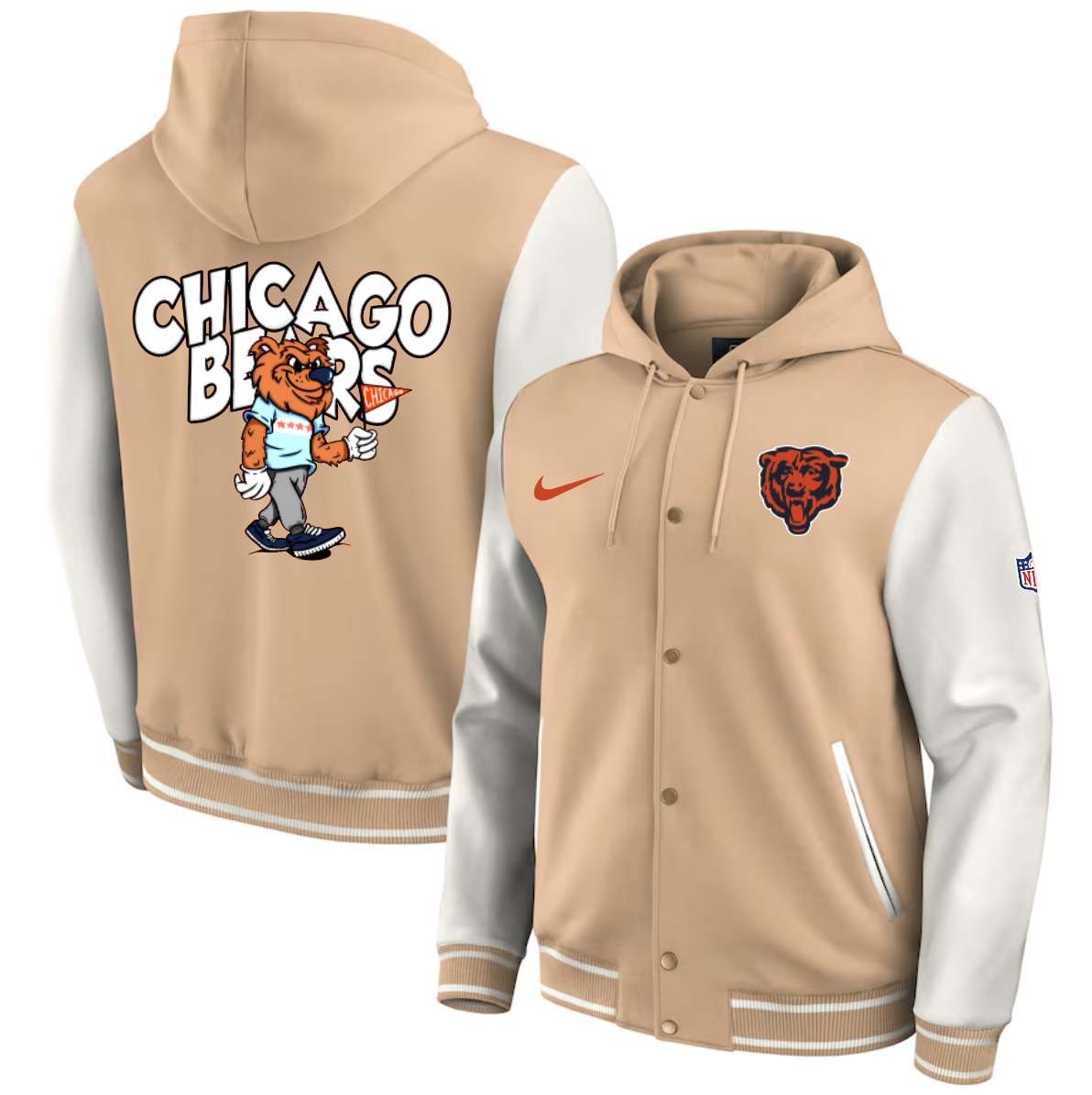 Men 2025 NFL Chicago Bears jacket syle 1->nfl jacket->Sports Accessory